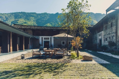 Courtyard of the Tsingpu Tulou Retreat