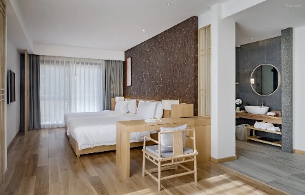 Bedroom at Liu Shang Shoreside Hills by the Stream